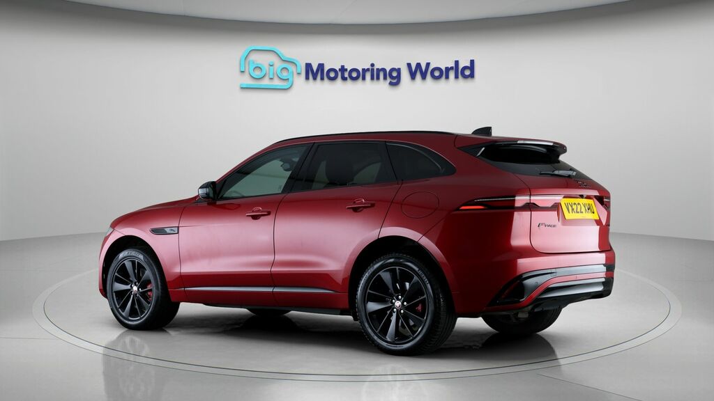 Jaguar F-Pace R-dynamic Black Red #5