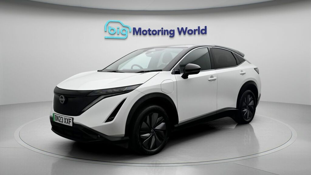 Nissan Ariya Advance White #3