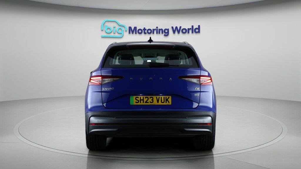 Skoda ENYAQ 80 Blue #6