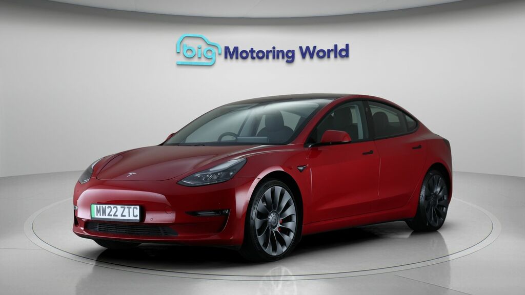 Tesla Model 3 Performance Red #3