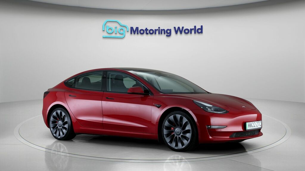 Tesla Model 3 Performance Red