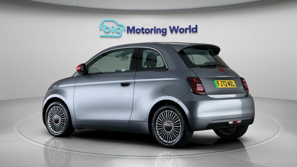 Fiat 500E Red Grey #5
