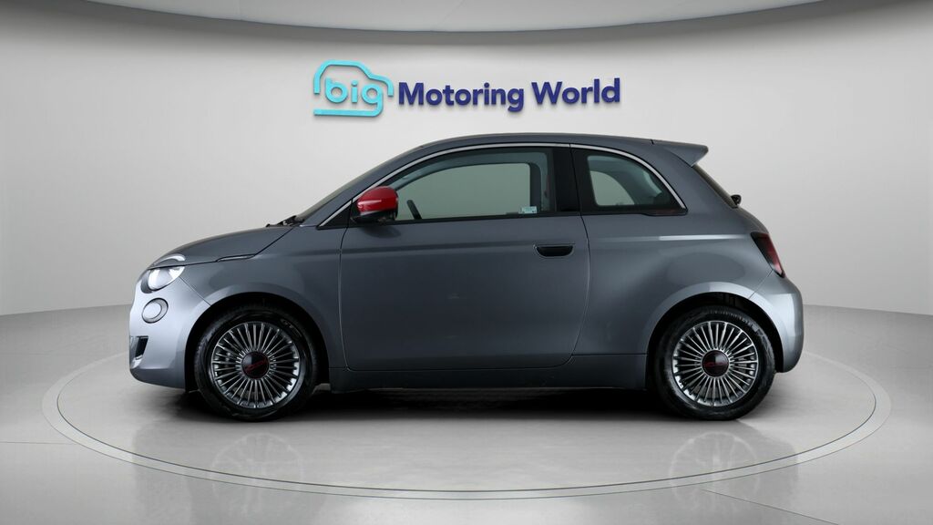 Fiat 500E Red Grey #4