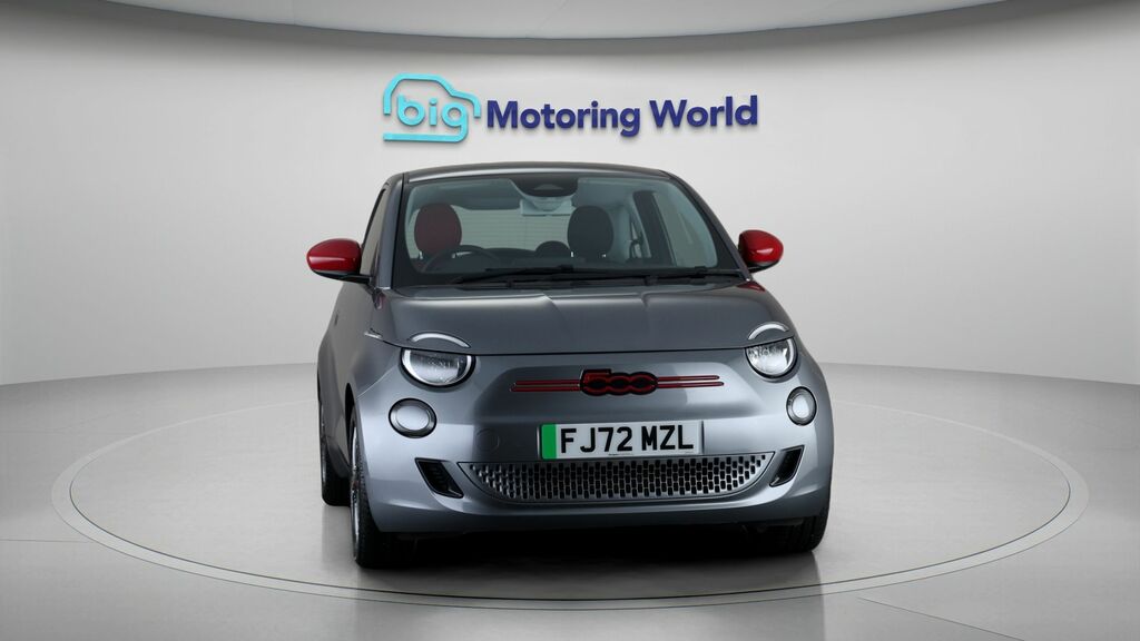 Fiat 500E Red Grey #2
