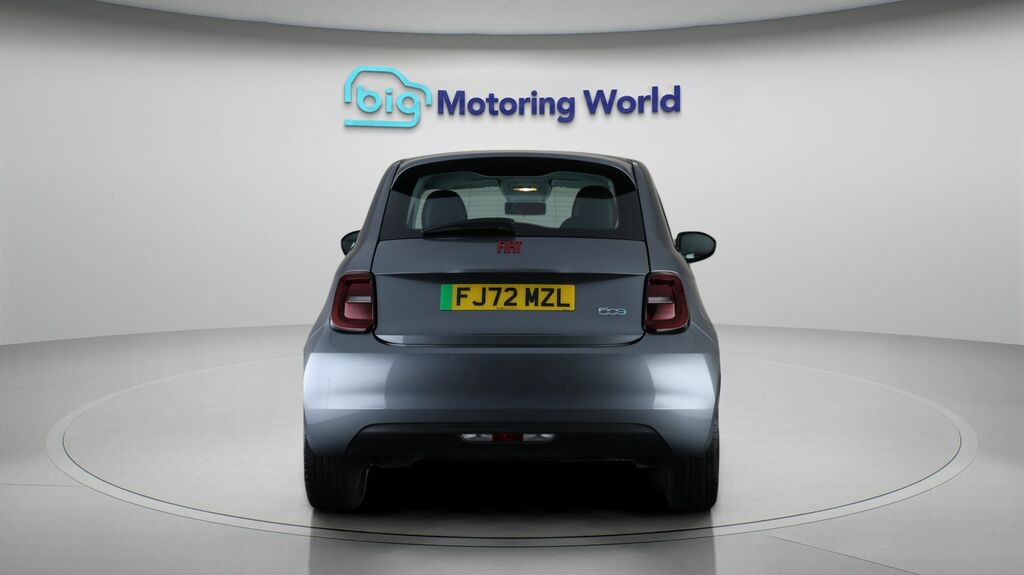 Fiat 500E Red Grey #6
