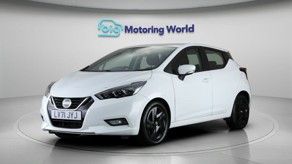 Nissan Micra Acenta White #3