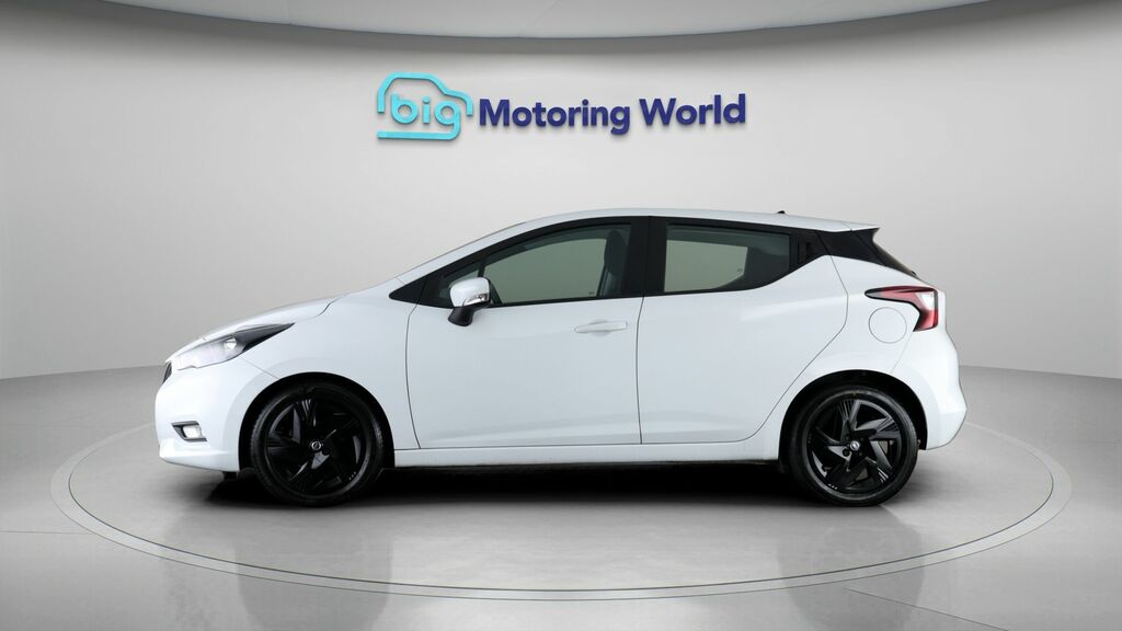 Nissan Micra Acenta White #4