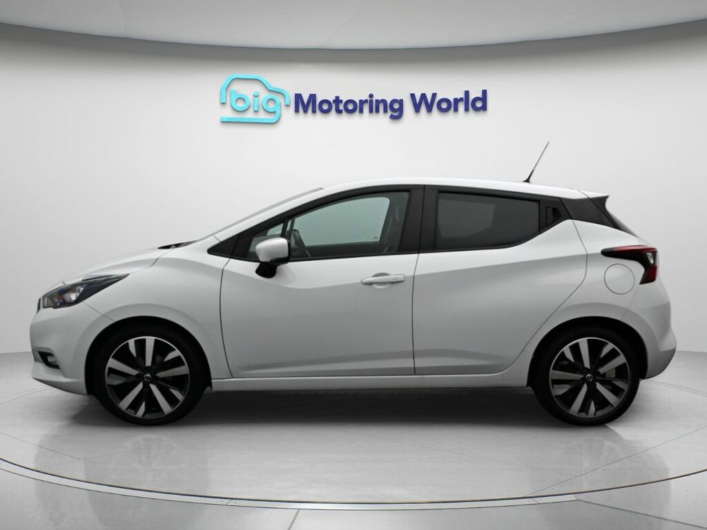 Nissan Micra Tekna White #4
