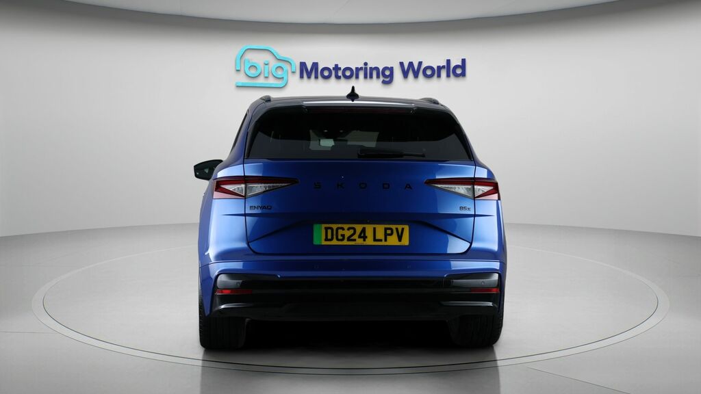 Skoda ENYAQ 85X Sportline Plus Blue #6