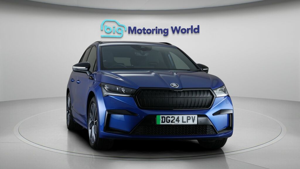 Skoda ENYAQ 85X Sportline Plus Blue #2