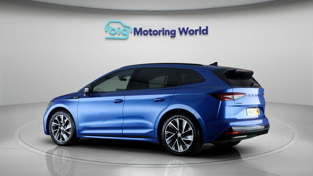 Skoda ENYAQ 85X Sportline Plus Blue #5