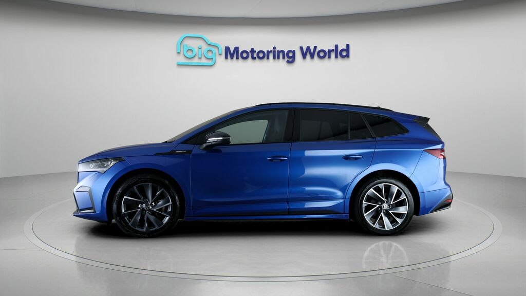 Skoda ENYAQ 85X Sportline Plus Blue #4
