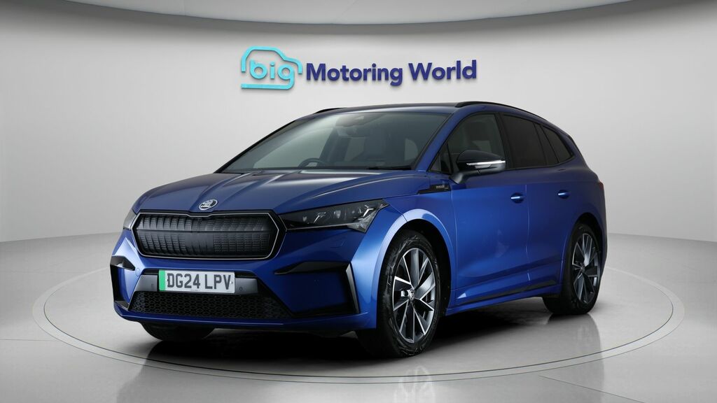 Skoda ENYAQ 85X Sportline Plus Blue #3