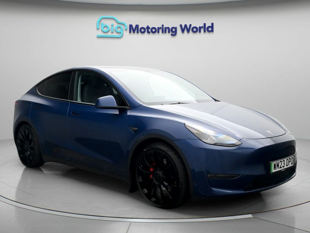 Tesla Model Y Performance Blue