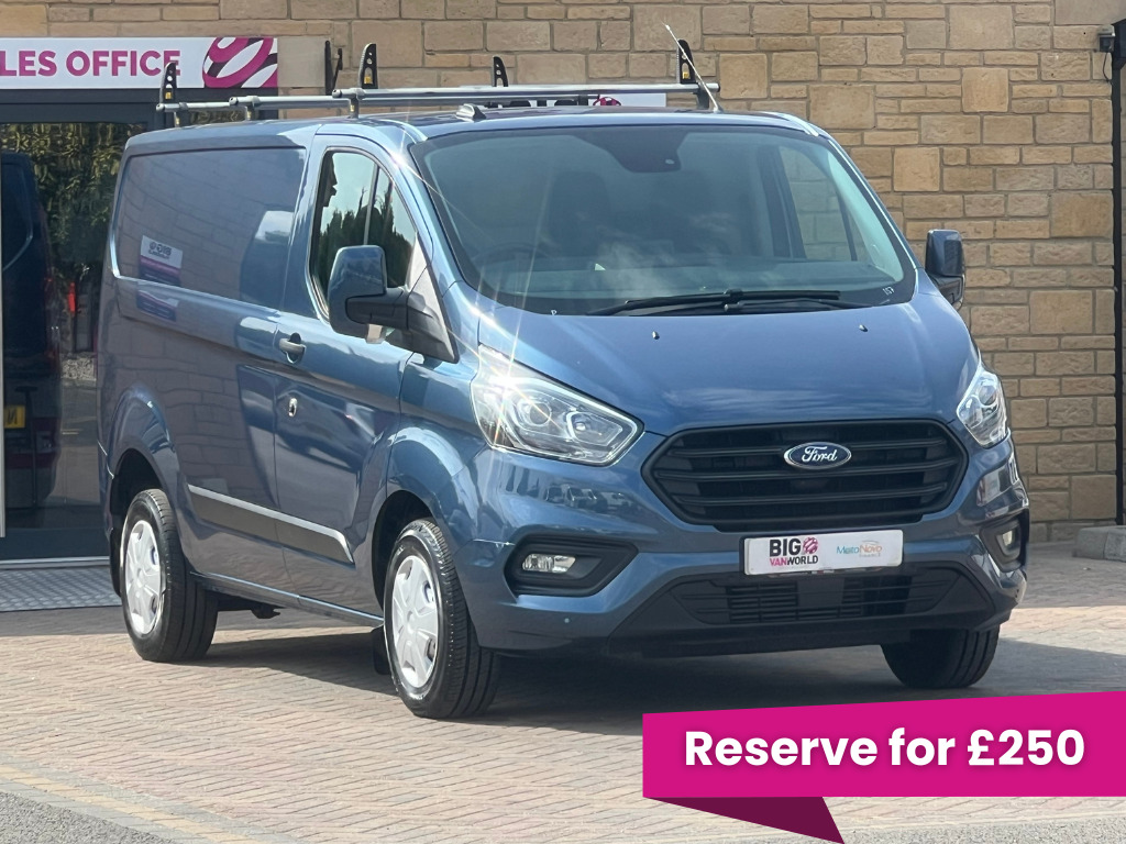 Ford Transit Custom 280 Tdci 130 L1h1 Trend Ecoblue Swb Low Roof Fwd NA23VBK Blue