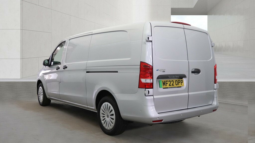 Mercedes-Benz eVito Evito 41Kwh 115 L2h1 Pure Lwb Low Roof Fwd Silver #4