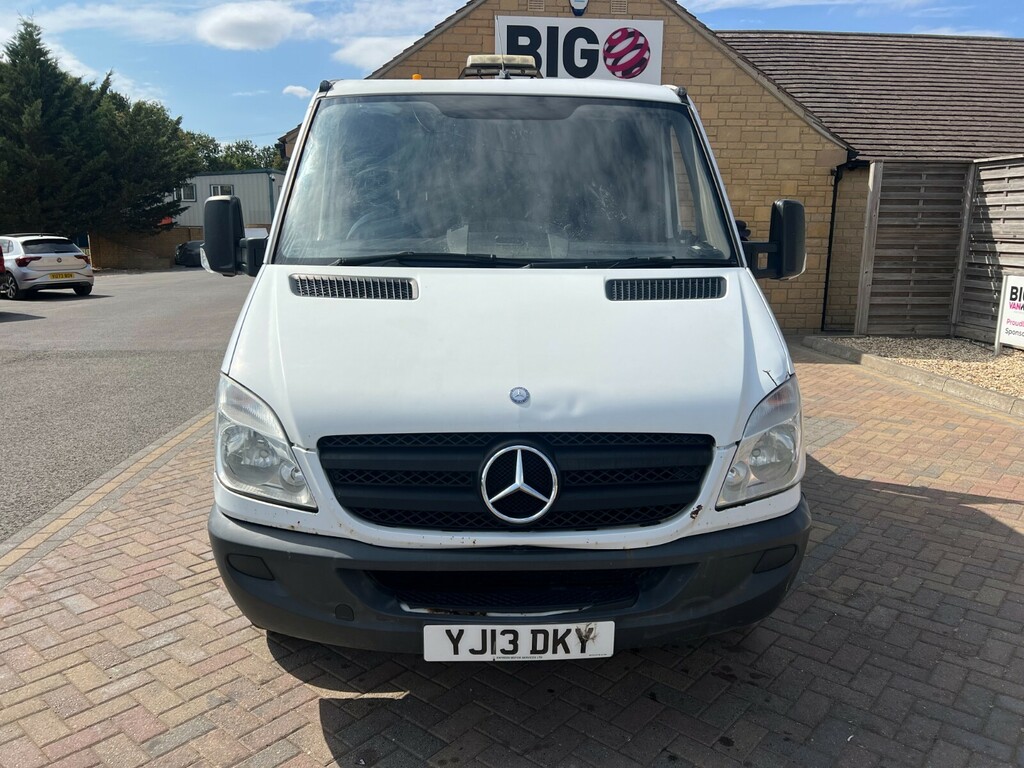 Mercedes-Benz Sprinter 313 Cdi 129 3 Seat Double Cab Alloy Tipper White #4