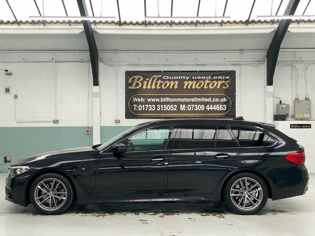 BMW 5 Series 2.0 520D M Sport Touring Euro 6 Ss Black #6