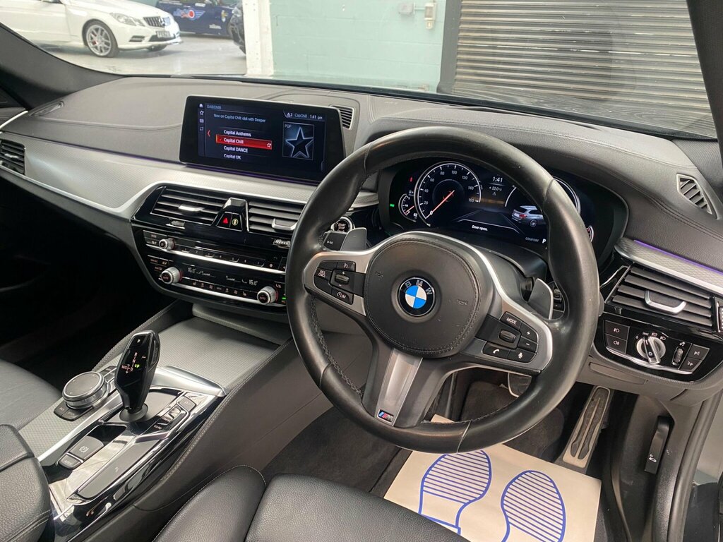 BMW 5 Series 2.0 520D M Sport Touring Euro 6 Ss Black #3
