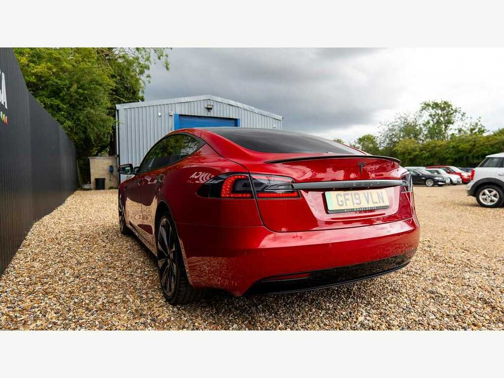 Tesla Model S P100d Red #5