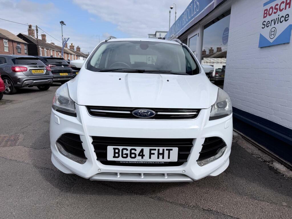 Ford Kuga 2.0 Tdci Titanium X Awd Euro 5 BG64FHT White #2