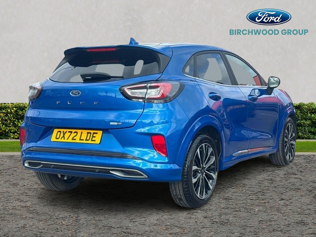 Ford Puma 1.0 Ecoboost Hybr Mhev 155 St-line Vignale Dct OX72LDE Blue #3