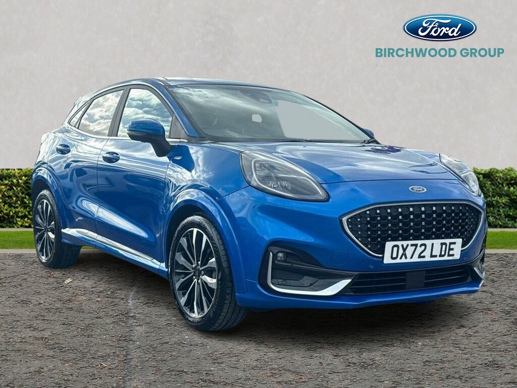 Ford Puma 1.0 Ecoboost Hybr Mhev 155 St-line Vignale Dct OX72LDE Blue