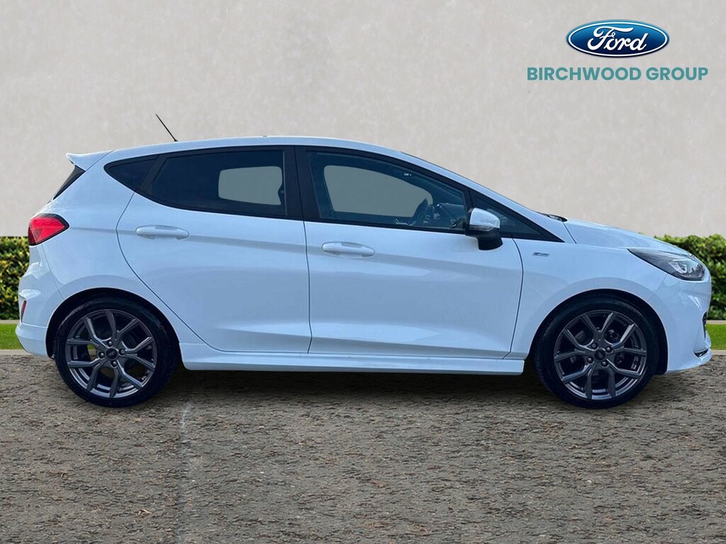 Ford Fiesta 1.0 Ecoboost Hybrid Mhev 125 St-line GV73XTW White #2