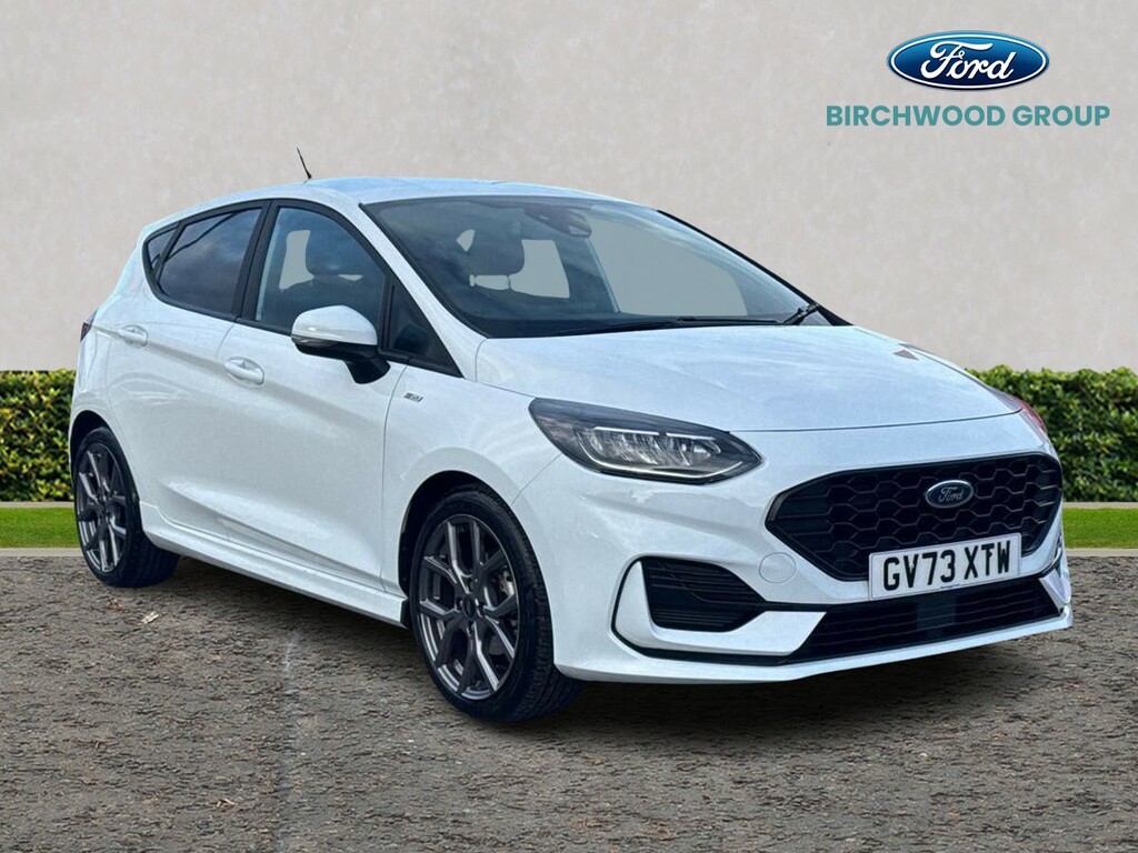 Ford Fiesta 1.0 Ecoboost Hybrid Mhev 125 St-line White