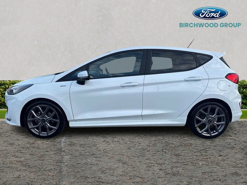 Ford Fiesta 1.0 Ecoboost Hybrid Mhev 125 St-line GV73XTW White #6