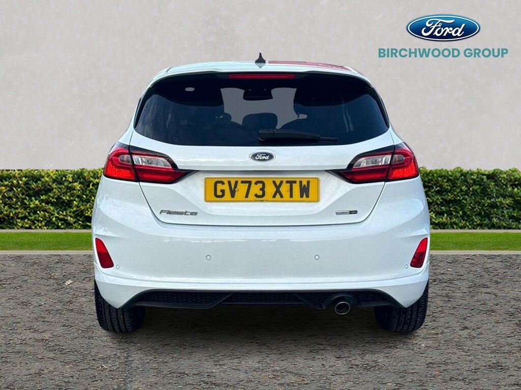 Ford Fiesta 1.0 Ecoboost Hybrid Mhev 125 St-line GV73XTW White #4