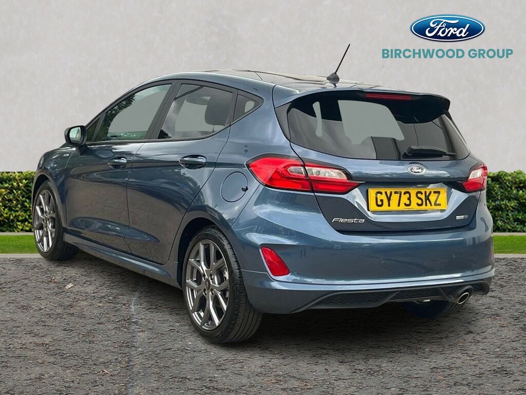 Ford Fiesta 1.0 Ecoboost Hybrid Mhev 125 St-line GY73SKZ Blue #5