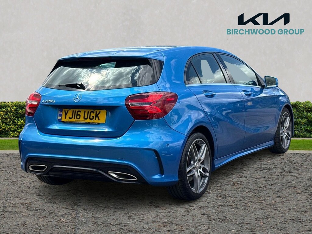 Mercedes-Benz A Class A220d Amg Line Premium Plus YJ16UGK Blue #3