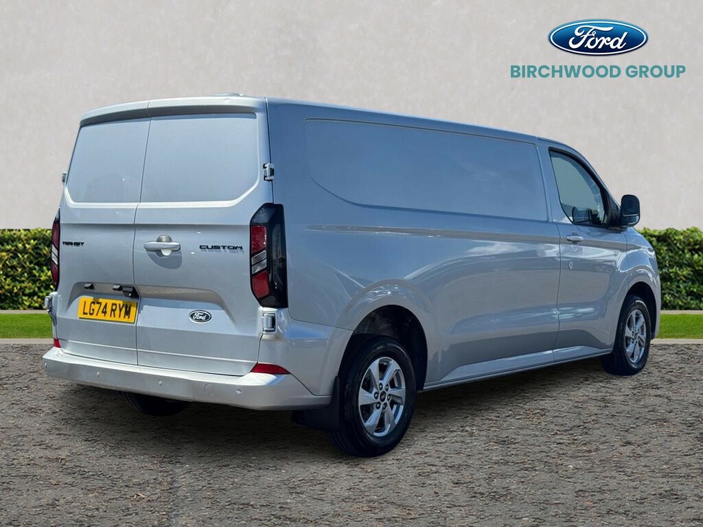 Ford Transit Custom 2.0 Ecoblue 136Ps H1 Van Limited LG74RYM Silver #3
