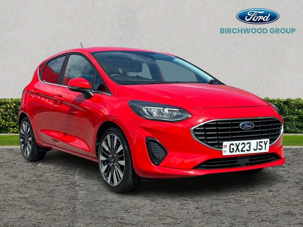 Ford Fiesta 1.0 Ecoboost Hbd Mhev 125 Titanium X Red