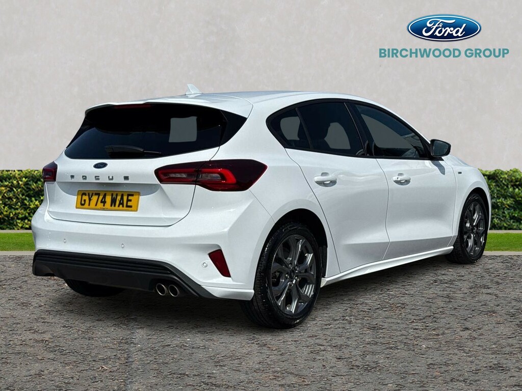 Ford Focus 1.0 Ecoboost Hybrid Mhev St-line White #3
