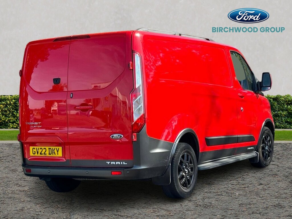 Ford Transit Custom 2.0 Ecoblue 130Ps Low Roof Trail Van GV22DKY Red #3
