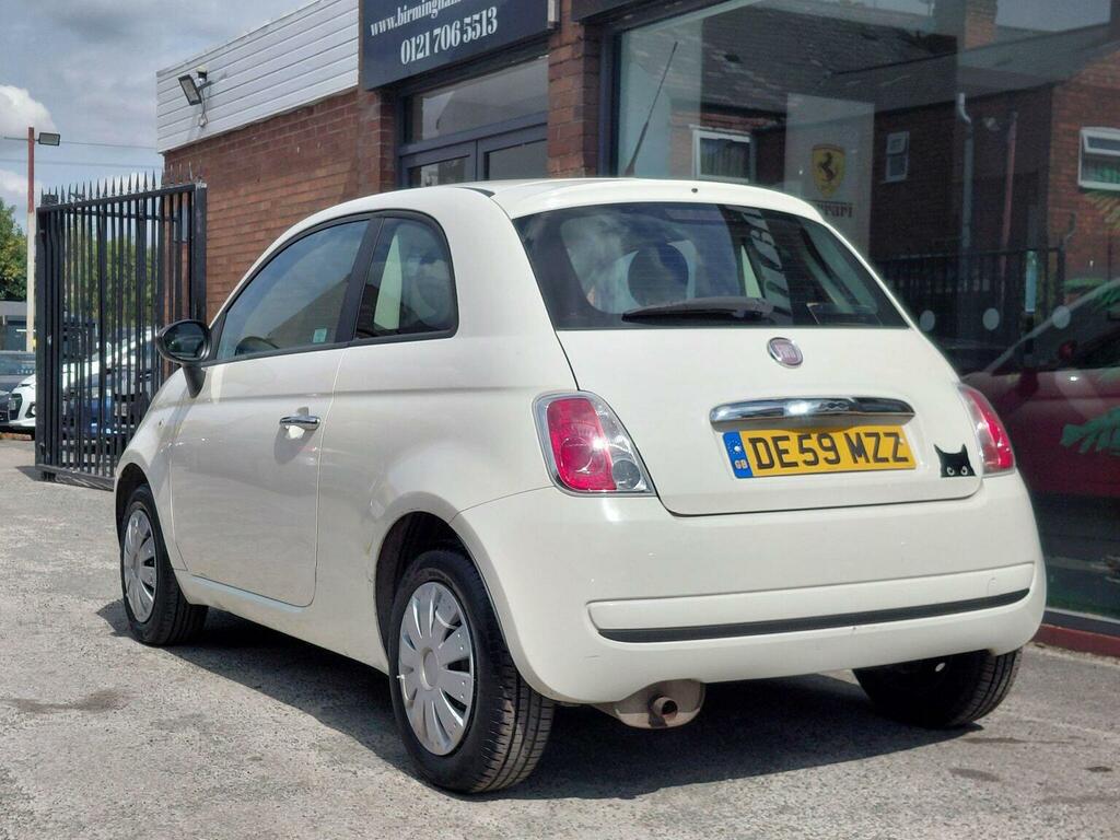 Fiat 500 Lounge 30 Taxred Leatherglass White #4