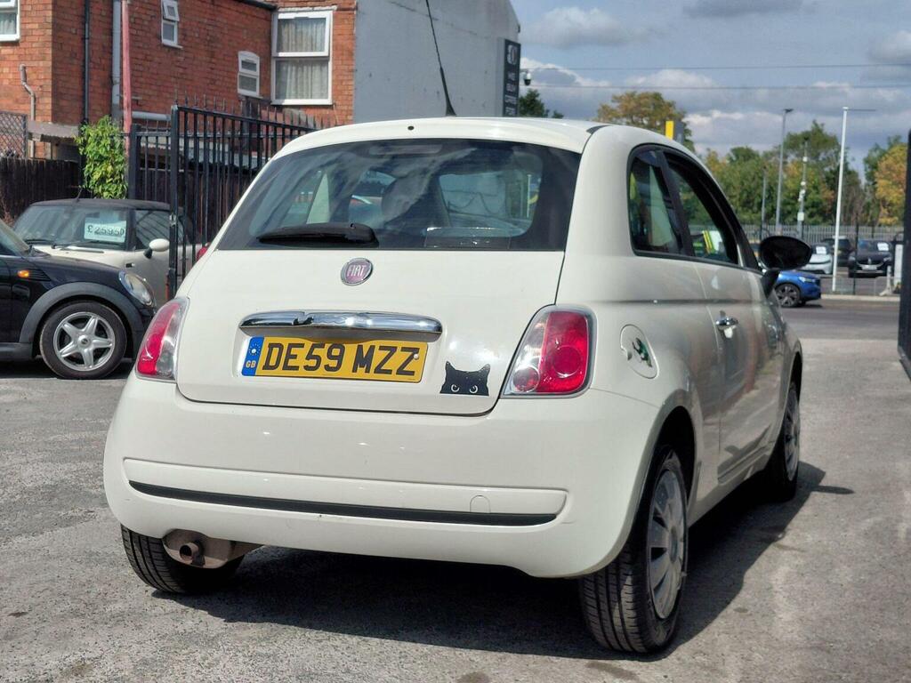 Fiat 500 Lounge 30 Taxred Leatherglass White #8