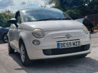 Fiat 500 Lounge 30 Taxred Leatherglass White #15
