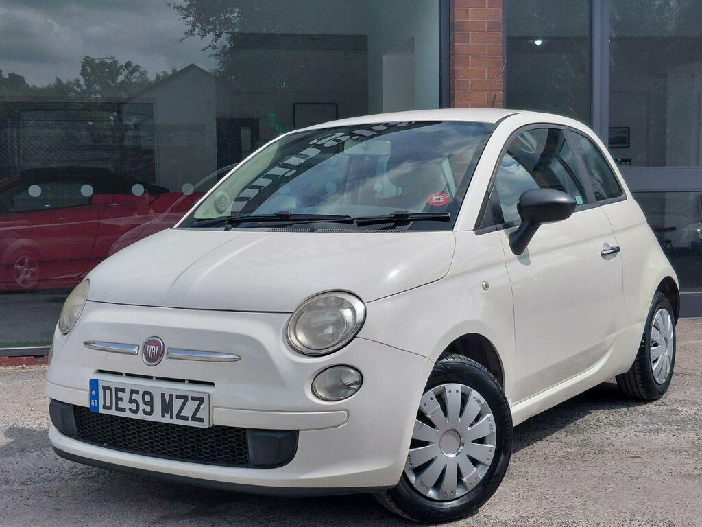 Fiat 500 Lounge 30 Taxred Leatherglass White #3