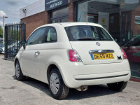 Fiat 500 Lounge 30 Taxred Leatherglass White #18