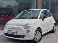 Fiat 500 Lounge 30 Taxred Leatherglass White #17