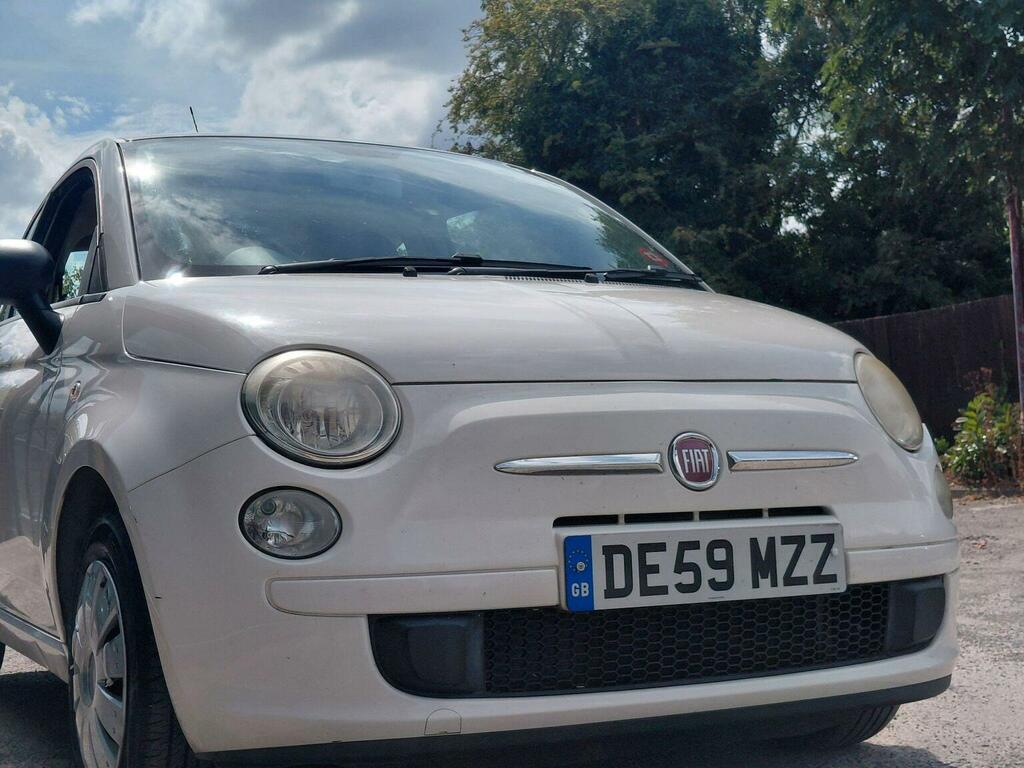 Fiat 500 Lounge 30 Taxred Leatherglass White #14