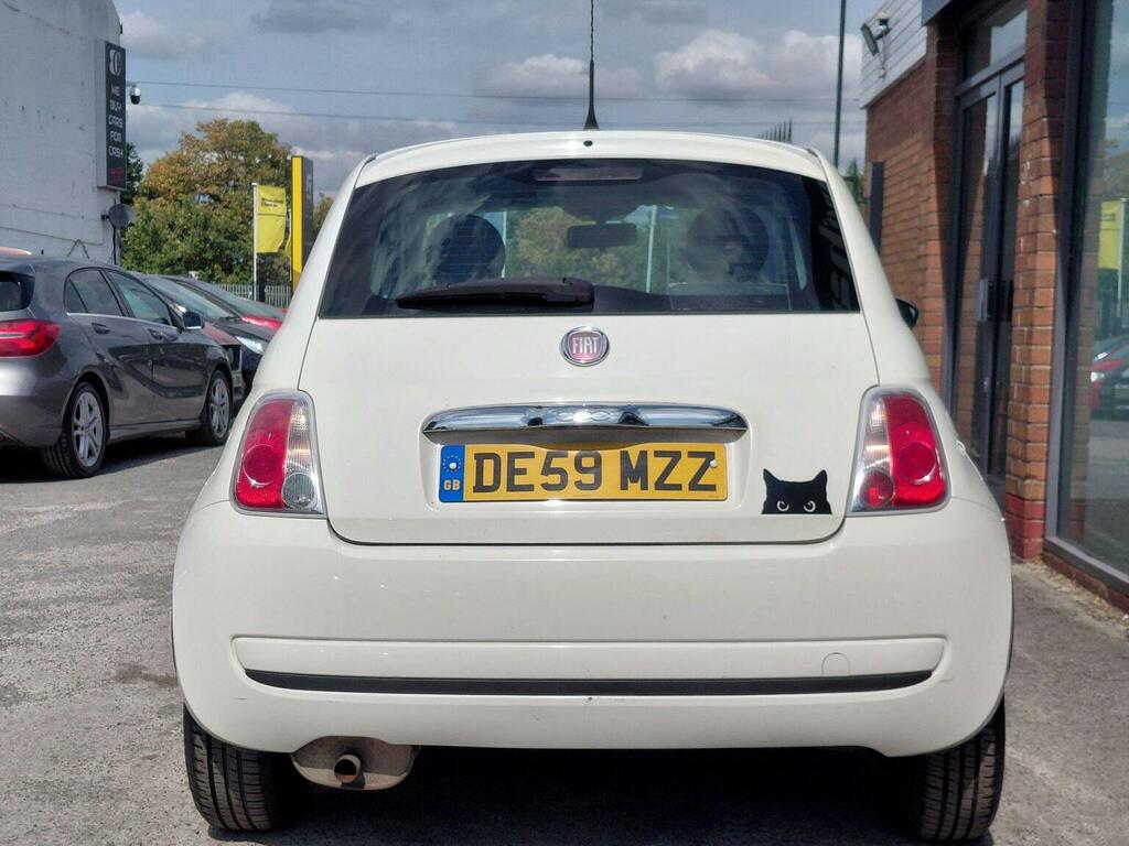 Fiat 500 Lounge 30 Taxred Leatherglass White #7