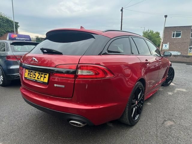 Jaguar XF 2.2D R-sport Black Sportbrake Red #3