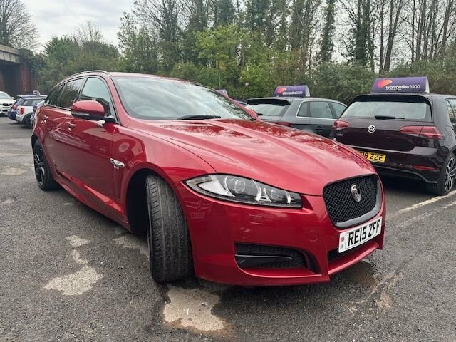 Jaguar XF 2.2D R-sport Black Sportbrake Red #2