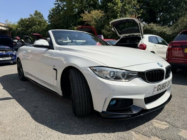 BMW 4 Series 2.0 420D M Sport White #2