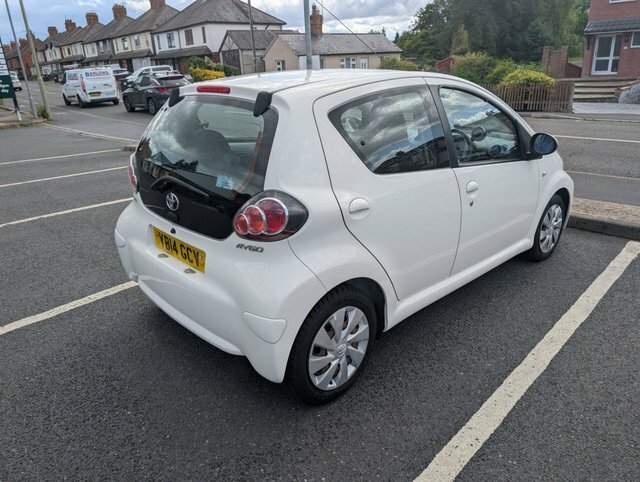 Toyota Aygo 2014 1.0 Vvt-i Move Hatchback Multimode White #5