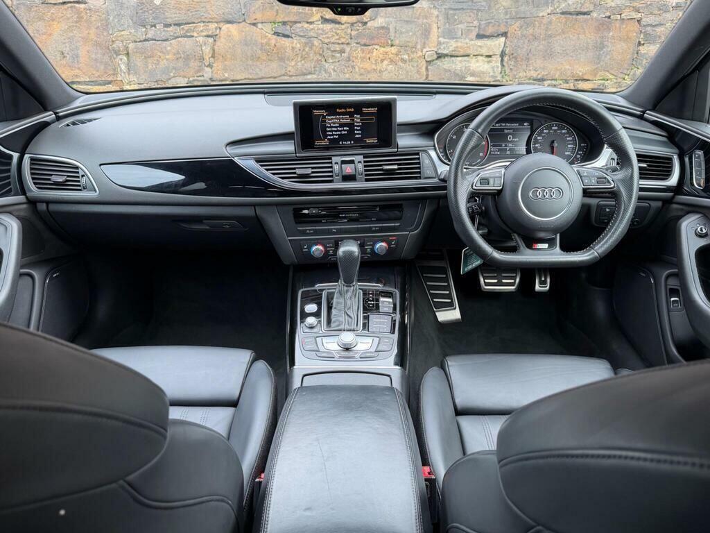 Audi A6 Saloon Tdi Ultra S Line Black Edition White #9